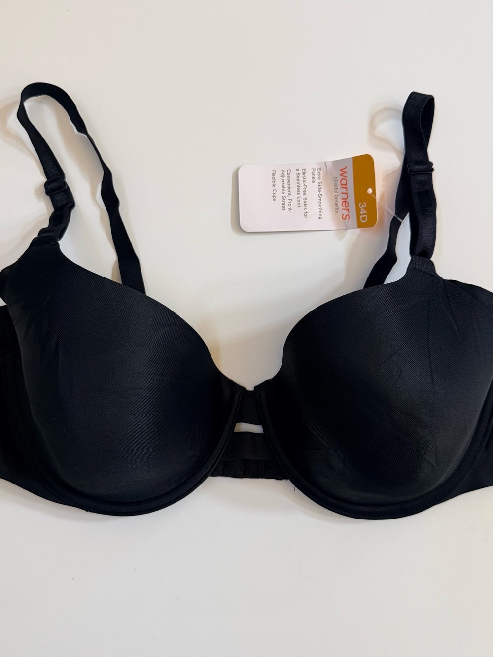 Warner's Black blissful T-Shirt Bra - Supportive Molded Cups